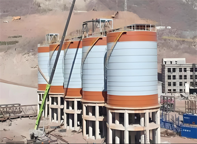 金堂高架钢板仓