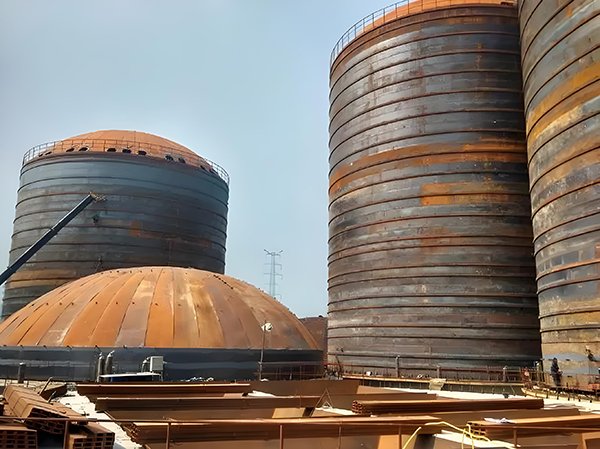 金堂焦粉钢板仓